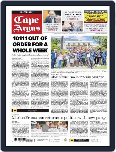 Cape Argus January 31st, 2024 Digital Back Issue Cover