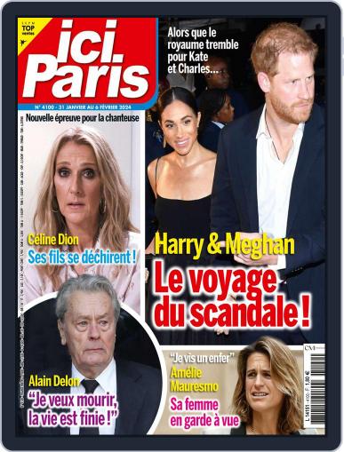 Ici Paris January 31st, 2024 Digital Back Issue Cover