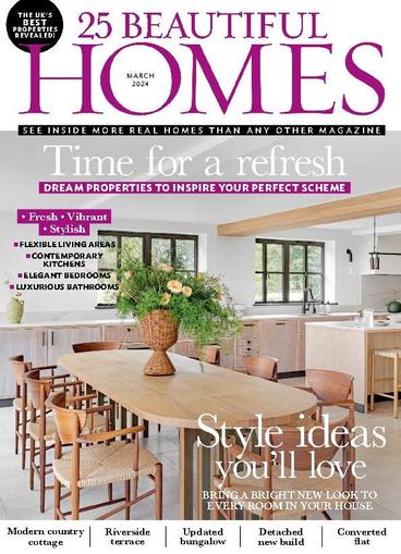 25 Beautiful Homes March 1st, 2024 Digital Back Issue Cover