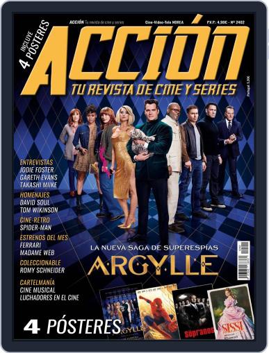 Accion Cine-video February 1st, 2024 Digital Back Issue Cover