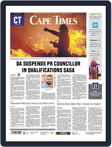Cape Times February 1st, 2024 Digital Back Issue Cover