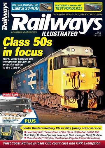 Railways Illustrated March 1st, 2024 Digital Back Issue Cover