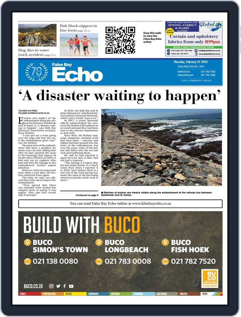 False Bay Echo (Digital) Subscription