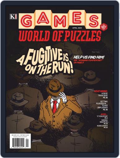 Games World of Puzzles April 1st, 2024 Digital Back Issue Cover