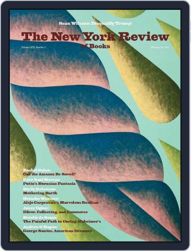 The New York Review of Books February 22nd, 2024 Digital Back Issue Cover