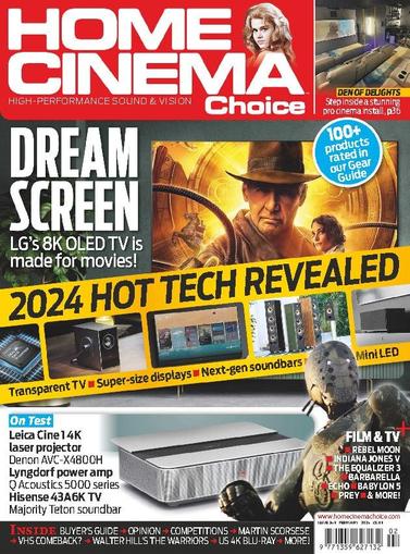 Home Cinema Choice February 1st, 2024 Digital Back Issue Cover