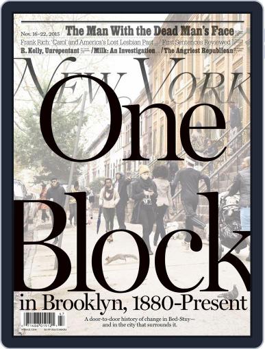 New York November 16th, 2015 Digital Back Issue Cover