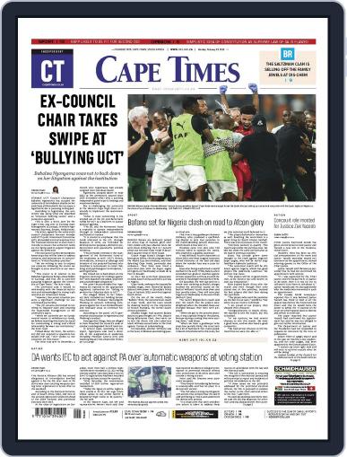 Cape Times February 5th, 2024 Digital Back Issue Cover