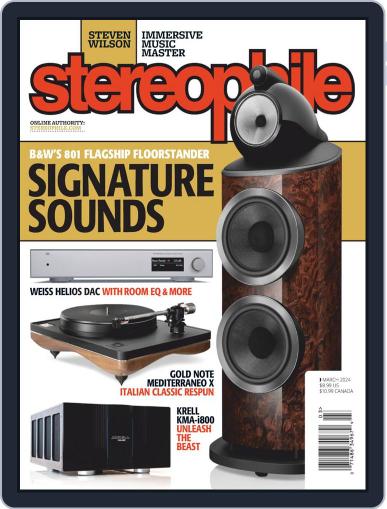 Stereophile March 1st, 2024 Digital Back Issue Cover