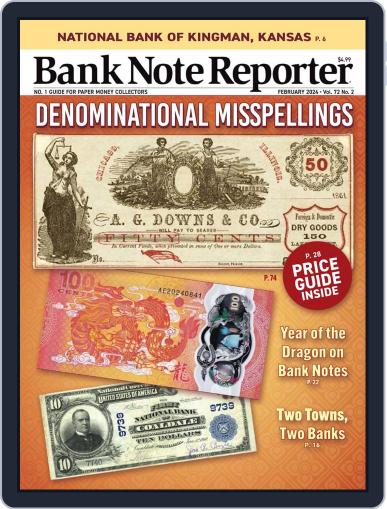Banknote Reporter February 1st, 2024 Digital Back Issue Cover