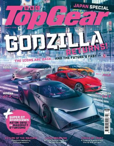 BBC Top Gear March 1st, 2024 Digital Back Issue Cover