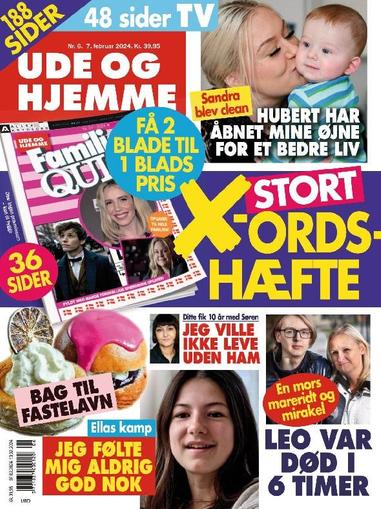 Ude og Hjemme February 7th, 2024 Digital Back Issue Cover