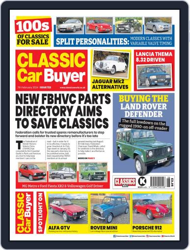 Classic Car Buyer February 7th, 2024 Digital Back Issue Cover