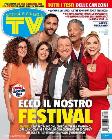 TV Sorrisi e Canzoni February 5th, 2024 Digital Back Issue Cover