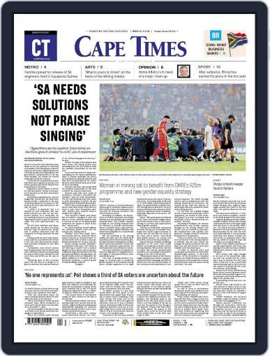 Cape Times February 8th, 2024 Digital Back Issue Cover