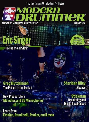 Modern Drummer February 1st, 2024 Digital Back Issue Cover