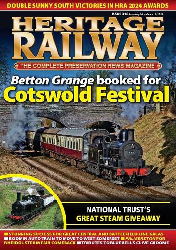 Heritage Railway February 16th, 2024 Digital Back Issue Cover
