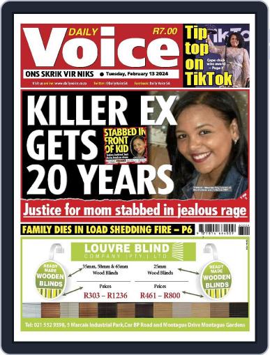 Daily Voice February 13th, 2024 Digital Back Issue Cover