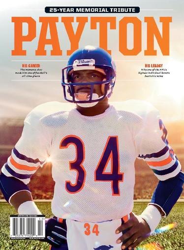 Walter Payton - 25-Year Memorial Tribute January 19th, 2024 Digital Back Issue Cover
