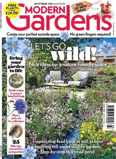 Modern Gardens March 1st, 2024 Digital Back Issue Cover
