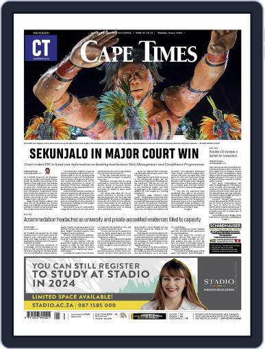Cape Times February 14th, 2024 Digital Back Issue Cover