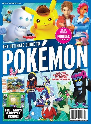 The Ultimate Guide to Pokémon - Paldea & Kitakami Pokédex January 5th, 2024 Digital Back Issue Cover