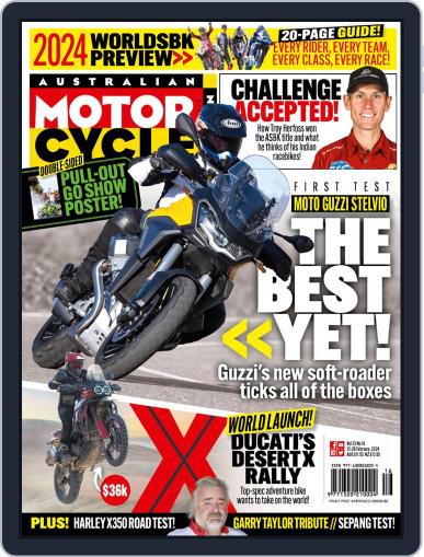 Australian Motorcycle News February 15th, 2024 Digital Back Issue Cover