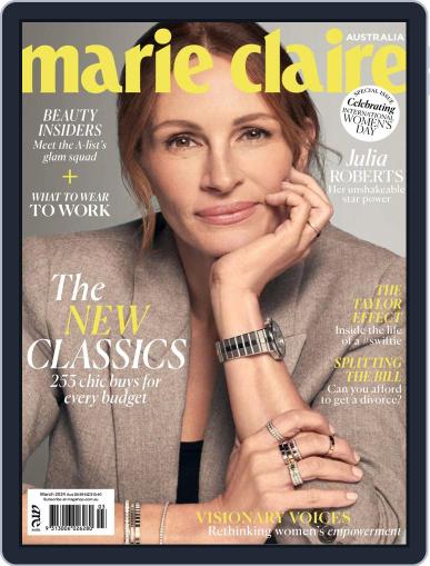 Marie Claire Australia March 1st, 2024 Digital Back Issue Cover