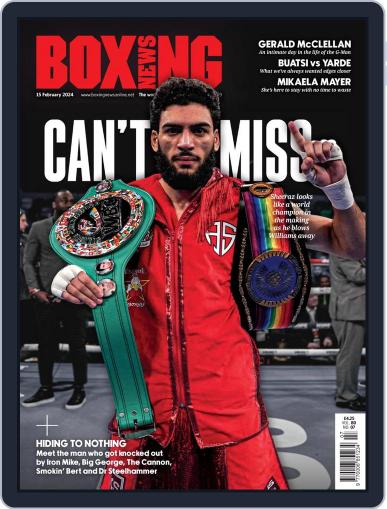 Boxing News February 15th, 2024 Digital Back Issue Cover