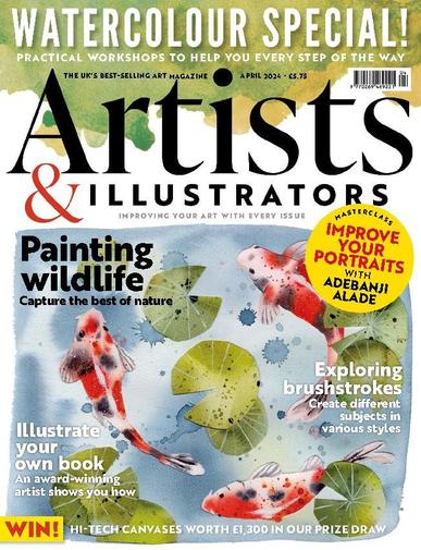 Artists & Illustrators April 1st, 2024 Digital Back Issue Cover