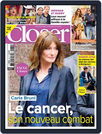 Closer France February 16th, 2024 Digital Back Issue Cover