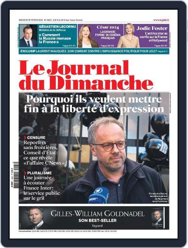 Le Journal du dimanche February 18th, 2024 Digital Back Issue Cover