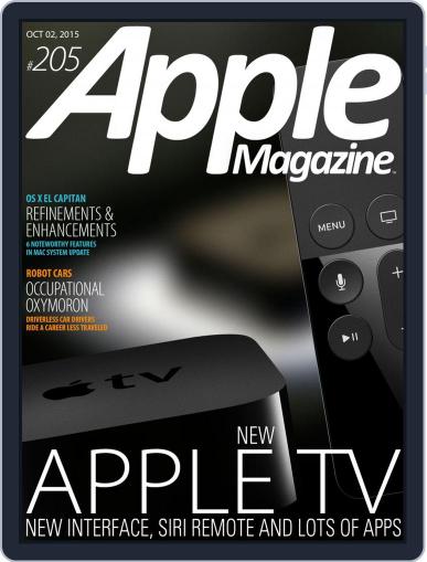Apple October 1st, 2015 Digital Back Issue Cover