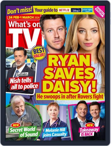 What's on TV February 24th, 2024 Digital Back Issue Cover
