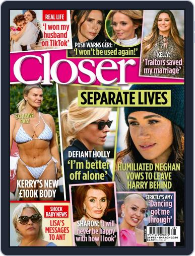 Closer February 24th, 2024 Digital Back Issue Cover