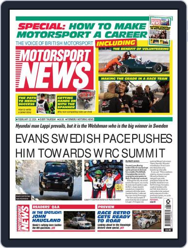 Motorsport News February 22nd, 2024 Digital Back Issue Cover