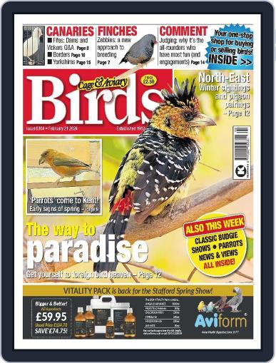 Cage & Aviary Birds February 21st, 2024 Digital Back Issue Cover