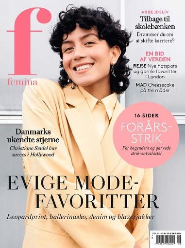femina Denmark February 22nd, 2024 Digital Back Issue Cover