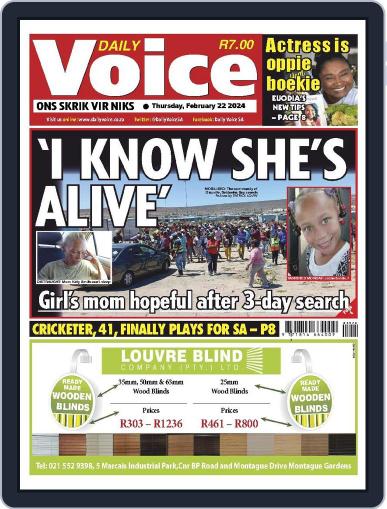 Daily Voice February 22nd, 2024 Digital Back Issue Cover
