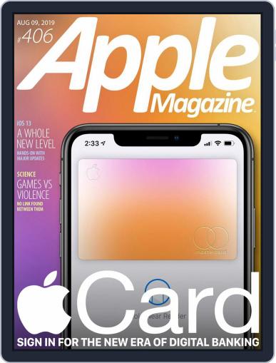 Apple August 9th, 2019 Digital Back Issue Cover