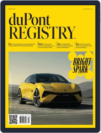 duPont REGISTRY March 1st, 2024 Digital Back Issue Cover