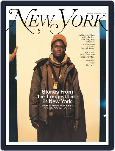 New York February 26th, 2024 Digital Back Issue Cover