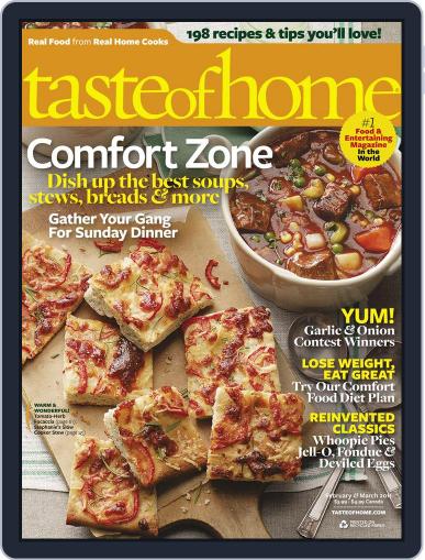Taste of Home March 12th, 2011 Digital Back Issue Cover