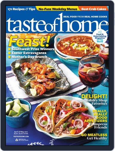 Taste of Home April 15th, 2011 Digital Back Issue Cover