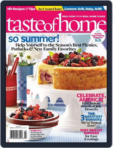 Taste of Home June 8th, 2011 Digital Back Issue Cover