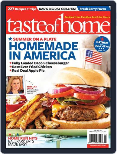 Taste of Home May 29th, 2012 Digital Back Issue Cover