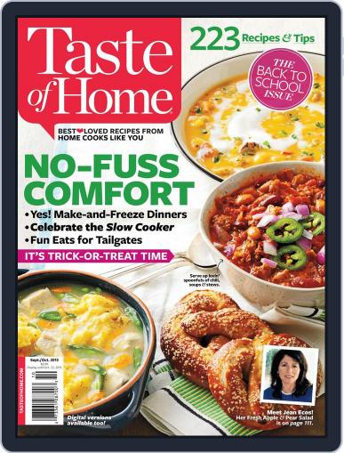 Taste of Home September 13th, 2013 Digital Back Issue Cover