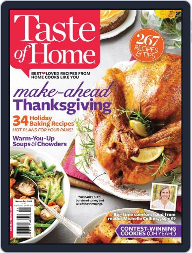 Taste of Home November 13th, 2013 Digital Back Issue Cover