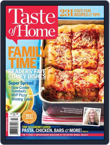 Taste of Home February 13th, 2014 Digital Back Issue Cover