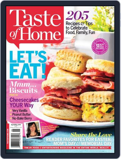 Taste of Home April 13th, 2014 Digital Back Issue Cover